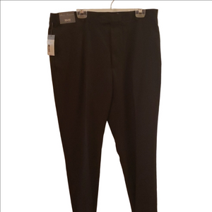 Daniel Cremieux black flat front dress pants 38x32